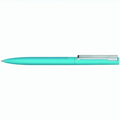 BRIGHT F GUM Drehkugelschreiber (Art.-Nr. CA585315) - Metall-Drehkugelschreiber mit Softtouch-...