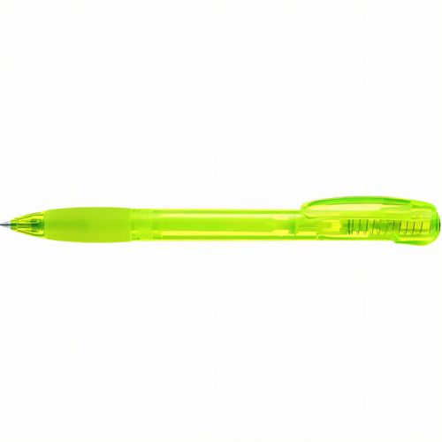 FANTASY transparent Druckkugelschreiber (Art.-Nr. CA598659) - Druckkugelschreiber mit transparent...