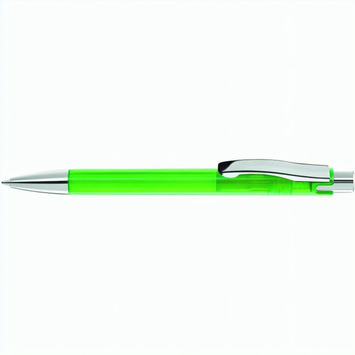 CANDY transparent SI Druckkugelschreiber (Art.-Nr. CA602621) - Druckkugelschreiber mit transparent...