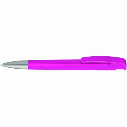 LINEO SI Druckkugelschreiber (Art.-Nr. CA616802) - Druckkugelschreiber mit geometrisch...