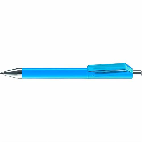 FUSION SI F Druckkugelschreiber (Art.-Nr. CA617988) - Druckkugelschreiber mit gedeckt glänzen...