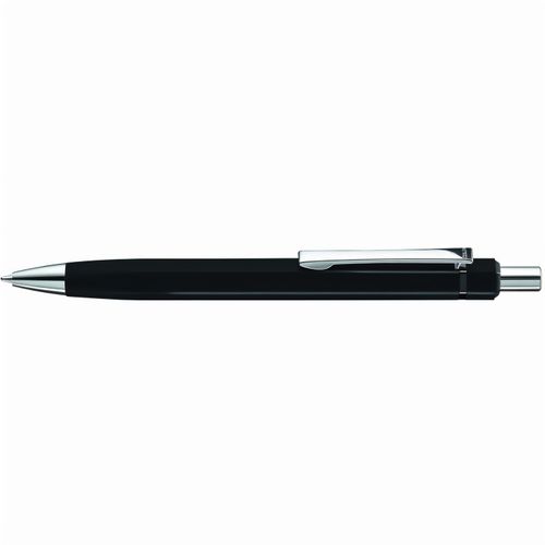 SIX Druckkugelschreiber (Art.-Nr. CA619974) - Metall-Druckkugelschreiber mit matt...