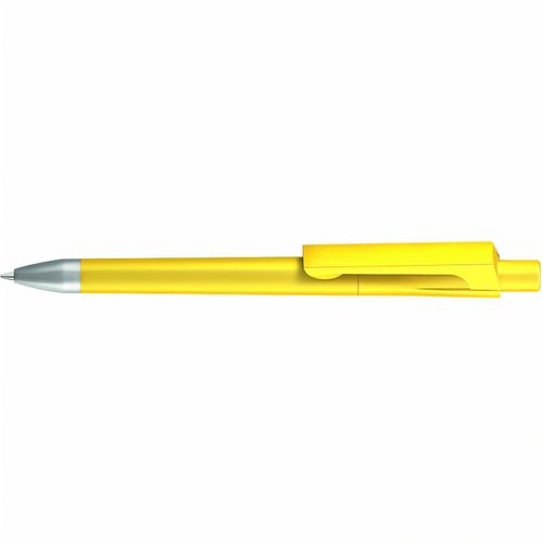 CHECK SI Druckkugelschreiber (Art.-Nr. CA621103) - Druckkugelschreiber mit gedeckt matten...