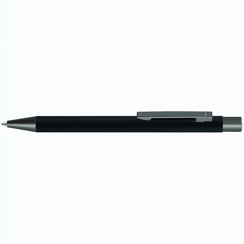 STRAIGHT GUM RECY Druckkugelschreiber (Art.-Nr. CA623901) - Metall-Druckkugelschreiber mit Softtouch...