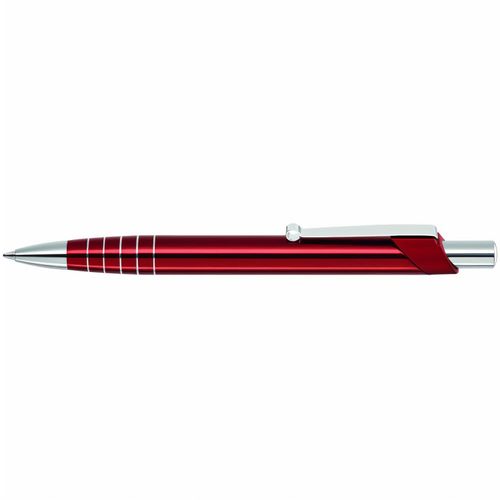 MOON Druckkugelschreiber (Art.-Nr. CA626206) - Metall-Druckkugelschreiber mit silbernen...