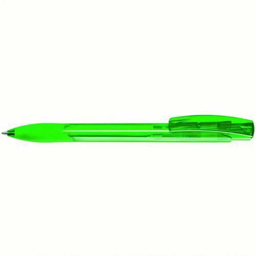 OMEGA grip transparent Druckkugelschreiber (Art.-Nr. CA628322) - Druckkugelschreiber mit transparent...