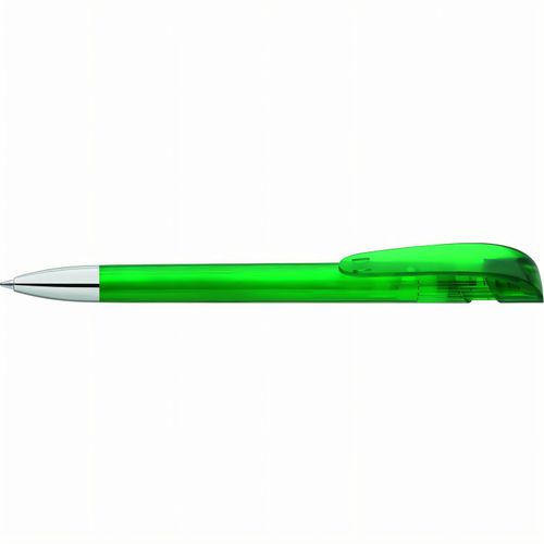 YES transparent SI Druckkugelschreiber (Art.-Nr. CA629218) - Druckkugelschreiber mit transparent...