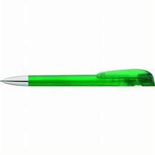 YES transparent SI Druckkugelschreiber (dunkelgrün) (Art.-Nr. CA629218)