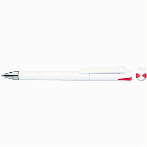 CRYS SI Drehkugelschreiber (Art.-Nr. CA632749) - Drehkugelschreiber mit gedeckt glänzend...