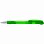LOOK grip transparent SI Druckkugelschreiber (dunkelgrün) (Art.-Nr. CA652314)