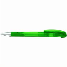 LOOK grip transparent SI Druckkugelschreiber (dunkelgrün) (Art.-Nr. CA652314)