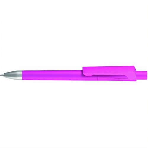 CHECK SI Druckkugelschreiber (Art.-Nr. CA664496) - Druckkugelschreiber mit gedeckt matten...