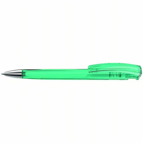 TRINITY transparent SI Druckkugelschreiber (Art.-Nr. CA669051) - Druckkugelschreiber mit transparent...