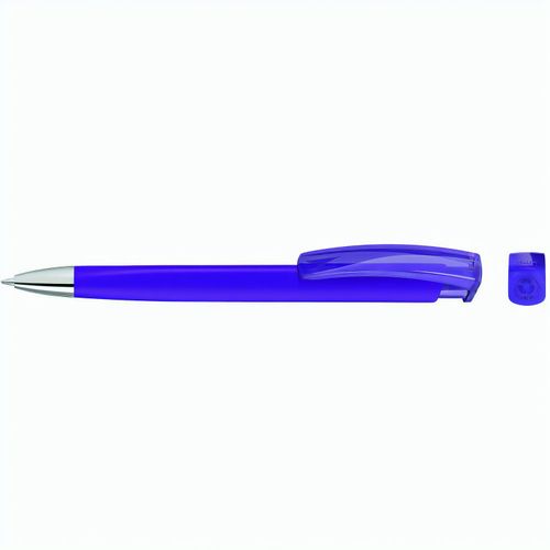 TRINITY K transparent SI RECY Druckkugelschreiber (Art.-Nr. CA671489) - Druckkugelschreiber mit gedeckt mattem...