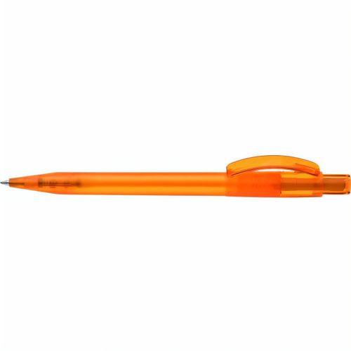PIXEL frozen Druckkugelschreiber (Art.-Nr. CA671509) - Druckkugelschreiber mit gefrostetem...