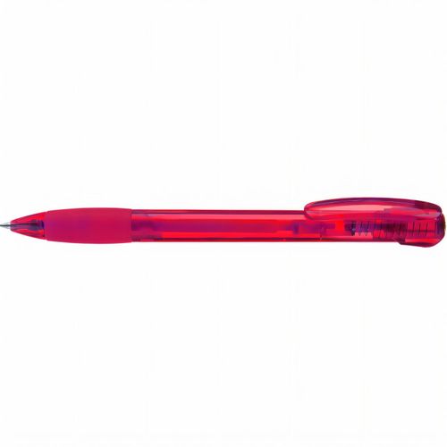 FANTASY transparent Druckkugelschreiber (Art.-Nr. CA674312) - Druckkugelschreiber mit transparent...