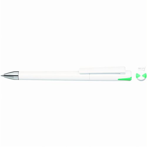 CRYS SI Drehkugelschreiber (Art.-Nr. CA675584) - Drehkugelschreiber mit gedeckt glänzend...