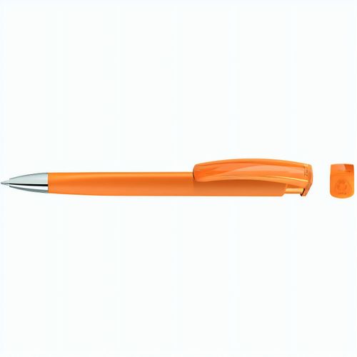 TRINITY K transparent SI RECY Druckkugelschreiber (Art.-Nr. CA676229) - Druckkugelschreiber mit gedeckt mattem...