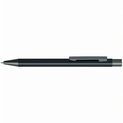 STRAIGHT Druckkugelschreiber (Art.-Nr. CA677419) - Metall-Druckkugelschreiber mit glänzend...