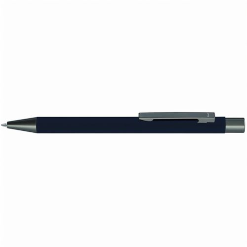 STRAIGHT GUM Druckkugelschreiber (Art.-Nr. CA677527) - Metall-Druckkugelschreiber mit Softtouch...