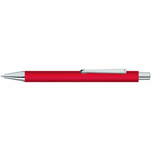 PYRA GUM Druckkugelschreiber (Art.-Nr. CA686935) - Metall-Druckkugelschreiber mit Softtouch...