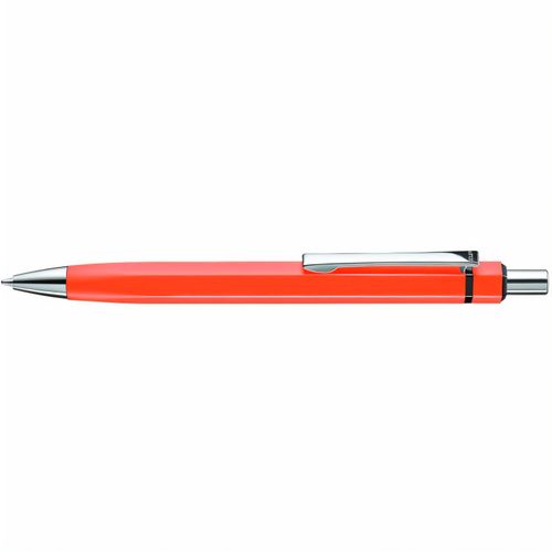 SIX Druckkugelschreiber (Art.-Nr. CA694665) - Metall-Druckkugelschreiber mit matt...