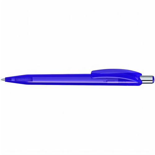 BEAT transparent Druckkugelschreiber (Art.-Nr. CA699509) - Druckkugelschreiber mit glänzend transp...