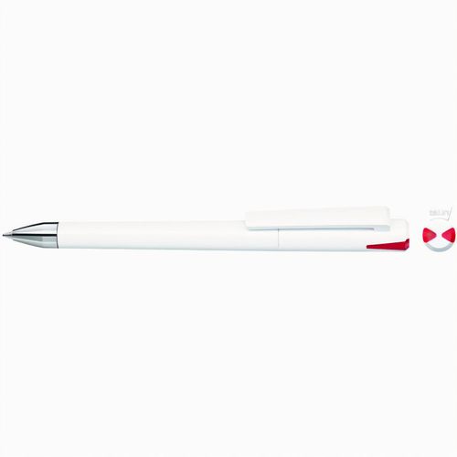 CRYS SI Drehkugelschreiber (Art.-Nr. CA703243) - Drehkugelschreiber mit gedeckt glänzend...