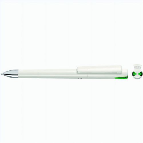 CRYS SI RECY shell Drehkugelschreiber (Art.-Nr. CA707023) - Drehkugelschreiber mit gedeckt glänzend...