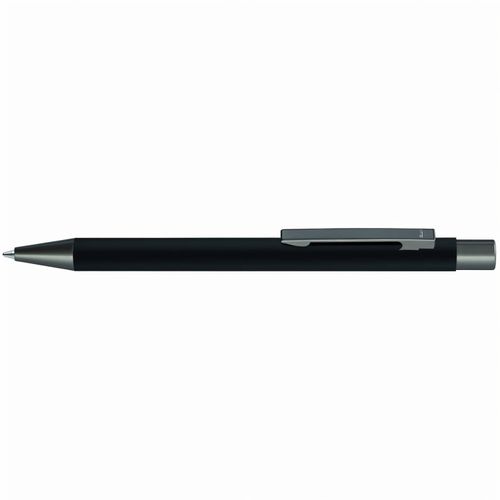 STRAIGHT GUM Druckkugelschreiber (Art.-Nr. CA717435) - Metall-Druckkugelschreiber mit Softtouch...