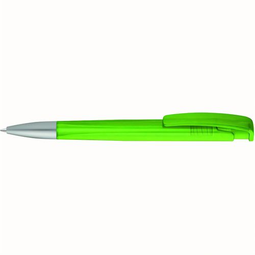 LINEO frozen SI Druckkugelschreiber (Art.-Nr. CA721616) - Druckkugelschreiber mit geometrisch...