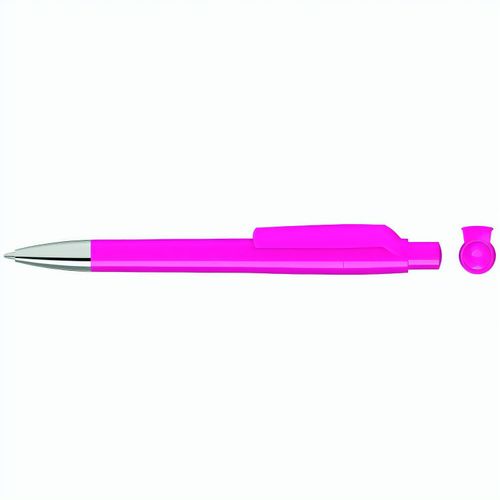 BLOOM SI Druckkugelschreiber (Art.-Nr. CA723280) - Druckkugelschreiber mit gedeckt glänzen...