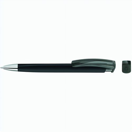 TRINITY K transparent SI RECY Druckkugelschreiber (Art.-Nr. CA725119) - Druckkugelschreiber mit gedeckt mattem...