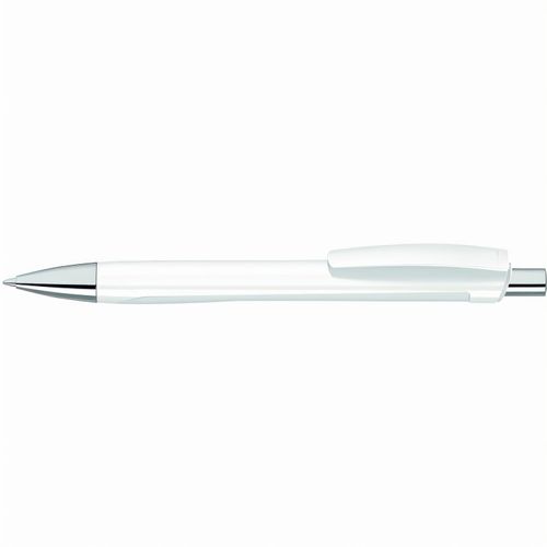 WAVE GUM Druckkugelschreiber (Art.-Nr. CA727112) - Druckkugelschreiber mit zweigeteiltem...