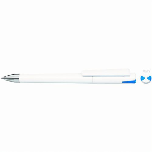 CRYS SI Drehkugelschreiber (Art.-Nr. CA730348) - Drehkugelschreiber mit gedeckt glänzend...