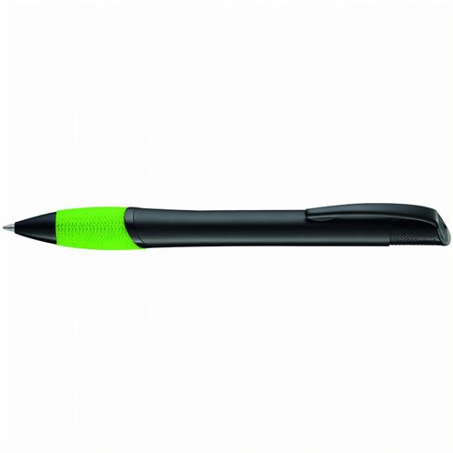 OPERA M Druckkugelschreiber (Art.-Nr. CA736363) - Metall-Druckkugelschreiber mit schwarz...