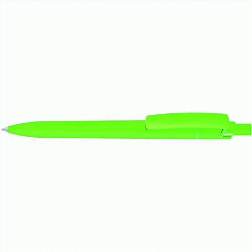 RECYCLED PET PEN STEP F GUM Druckkugelschreiber (Art.-Nr. CA740445) - Druckkugelschreiber mit gummiertem...