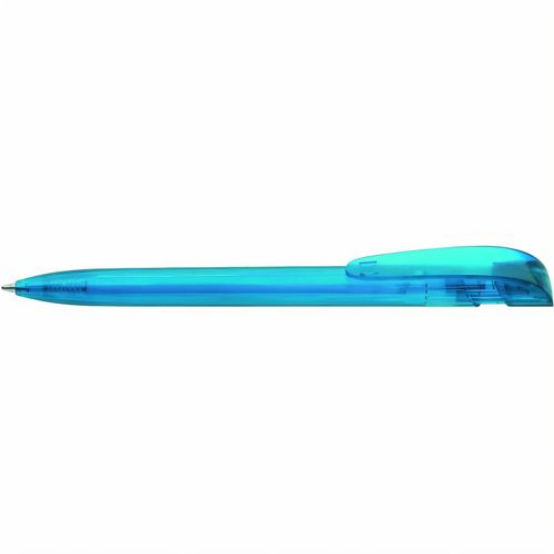 YES transparent Druckkugelschreiber (Art.-Nr. CA741120) - Druckkugelschreiber mit transparent...