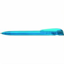 YES transparent Druckkugelschreiber (hellblau) (Art.-Nr. CA741120)