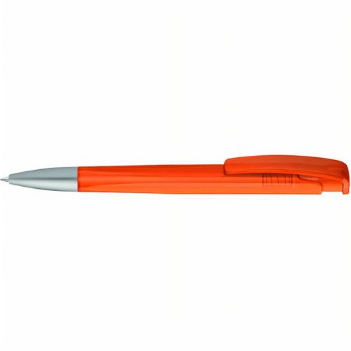 LINEO frozen SI Druckkugelschreiber (Art.-Nr. CA743144) - Druckkugelschreiber mit geometrisch...