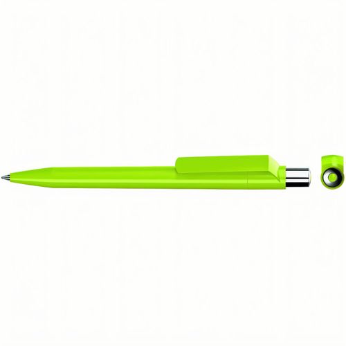 ON TOP SI F Druckkugelschreiber (Art.-Nr. CA743814) - Druckkugelschreiber mit farbig gedeckt...