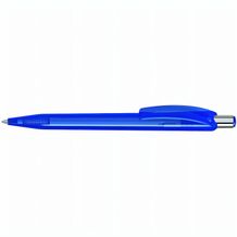 BEAT transparent Druckkugelschreiber (dunkelblau) (Art.-Nr. CA747053)