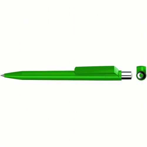 ON TOP SI F Druckkugelschreiber (Art.-Nr. CA751490) - Druckkugelschreiber mit farbig gedeckt...