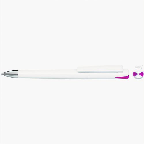 CRYS SI Drehkugelschreiber (Art.-Nr. CA752322) - Drehkugelschreiber mit gedeckt glänzend...