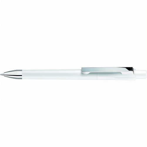 CHECK M-SI Druckkugelschreiber (Art.-Nr. CA755237) - Druckkugelschreiber mit gedeckt matten...