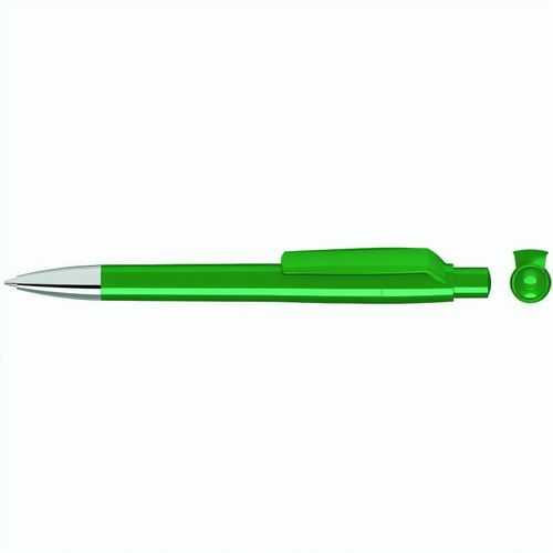BLOOM SI Druckkugelschreiber (Art.-Nr. CA758783) - Druckkugelschreiber mit gedeckt glänzen...