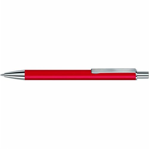 GROOVE Druckkugelschreiber (Art.-Nr. CA760690) - Metall-Druckkugelschreiber mit matter...