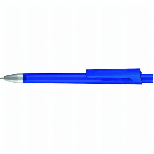 CHECK frozen SI Druckkugelschreiber (Art.-Nr. CA762239) - Druckkugelschreiber mit transparent...