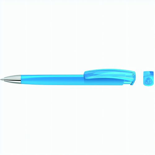 TRINITY K transparent SI RECY Druckkugelschreiber (Art.-Nr. CA762674) - Druckkugelschreiber mit gedeckt mattem...