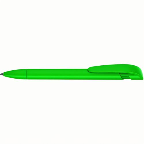 YES F Druckkugelschreiber (Art.-Nr. CA773827) - Druckkugelschreiber mit gedeckt mattem...